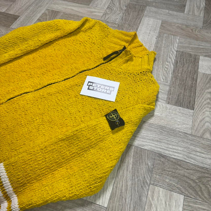 Yellow Stone Island Knit Jumper