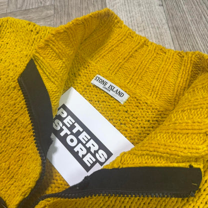 Yellow Stone Island Knit Jumper