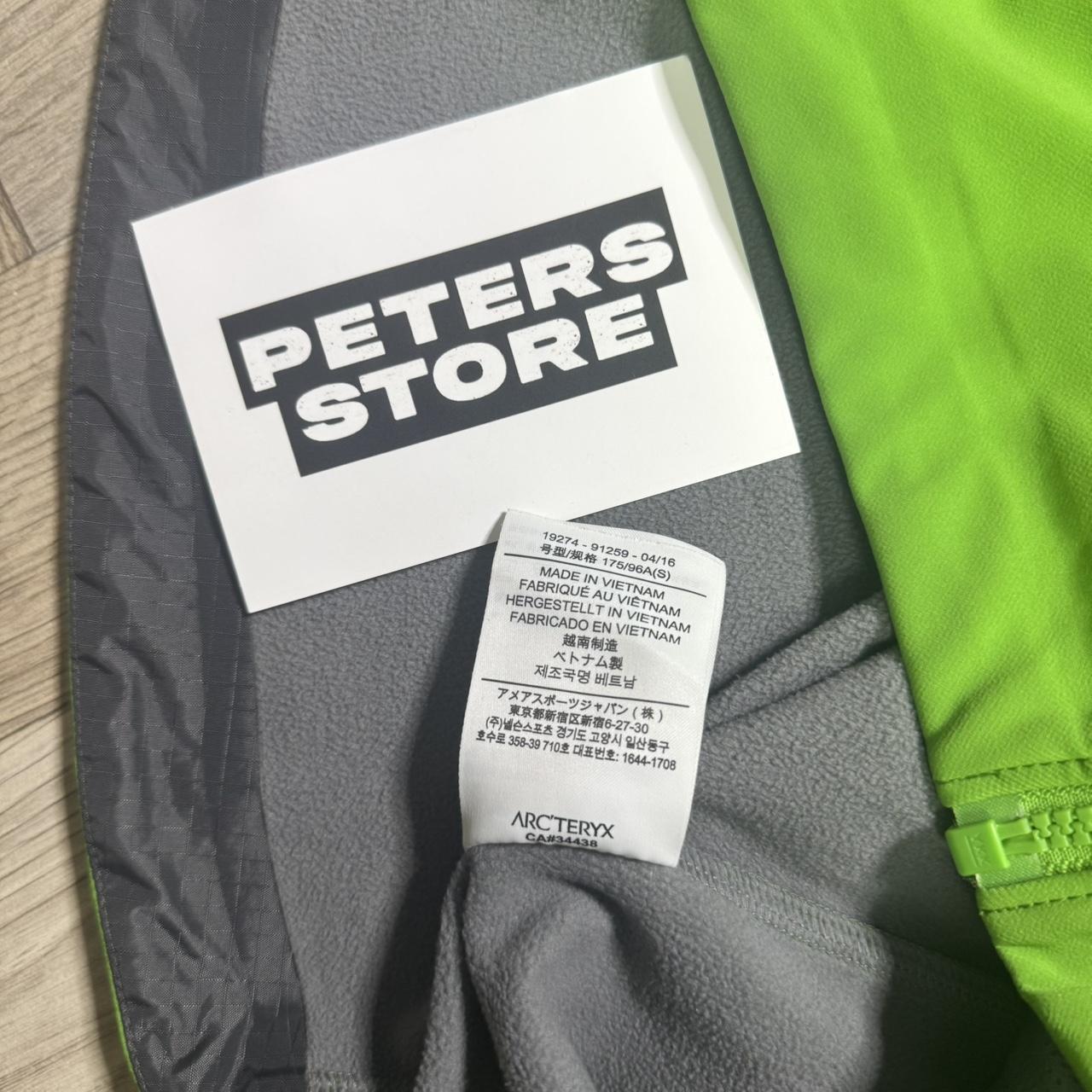 Arcteryx Green Gamma MX fleece lined soft-shell jacket