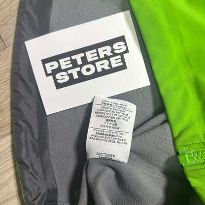 Arcteryx Green Gamma MX fleece lined soft-shell jacket