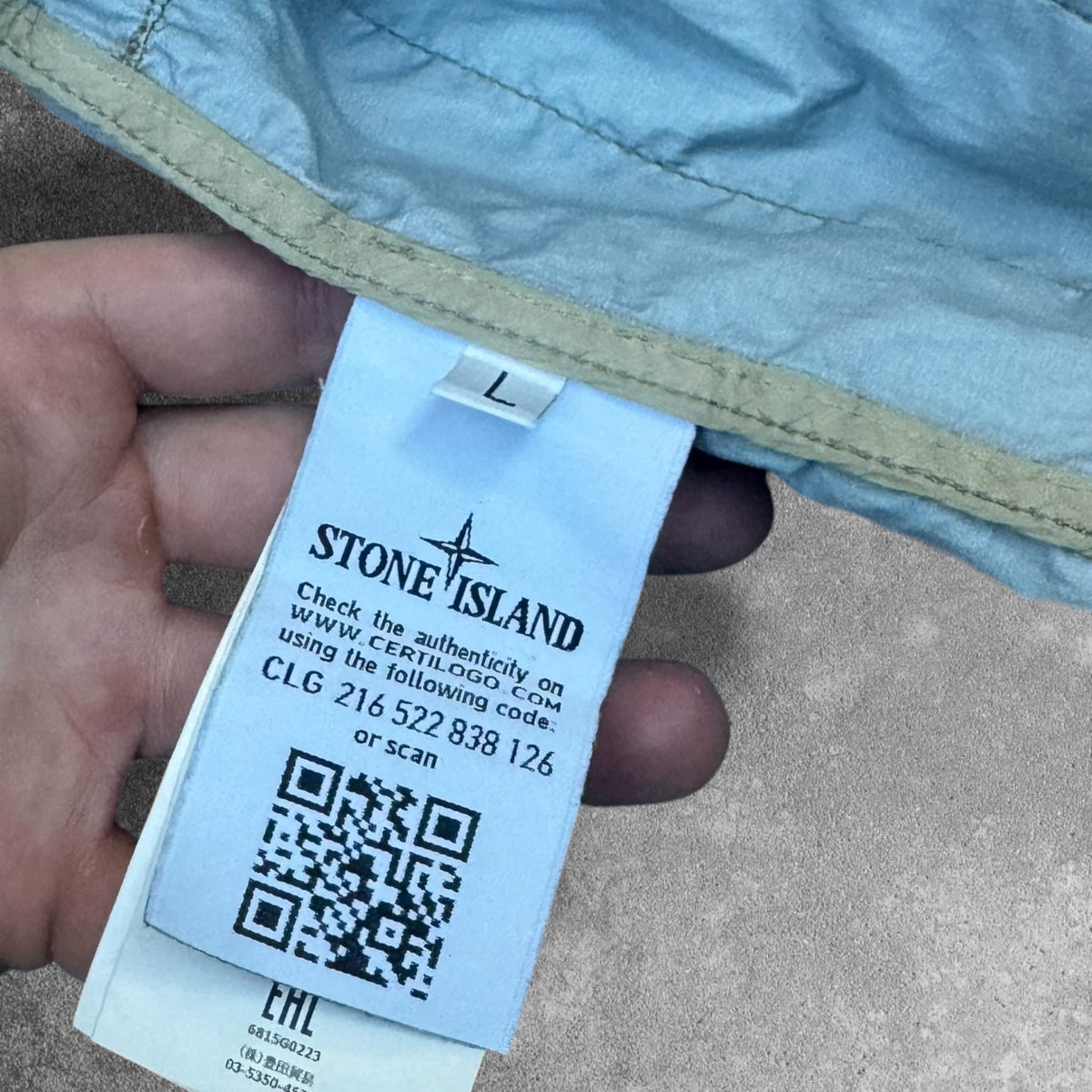 Stone Island Membrana 3L TC Gilet Men's Large Beige Vest
