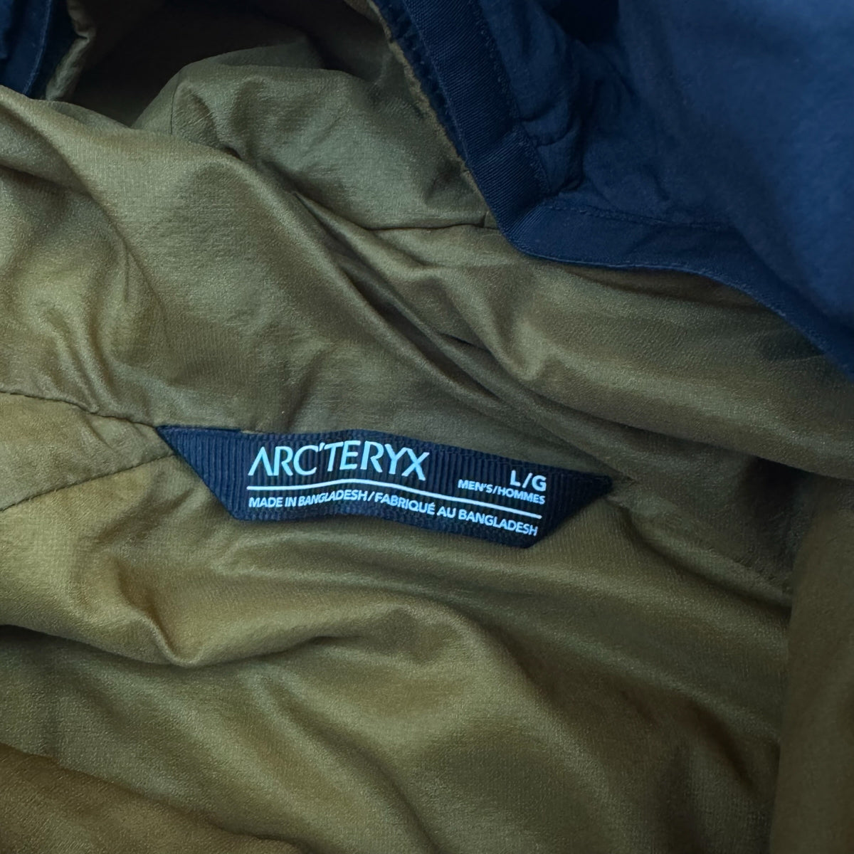 Arc'teryx Atom LT Hoody Men's Large 24K Black Gold Logo Insulated Jacket