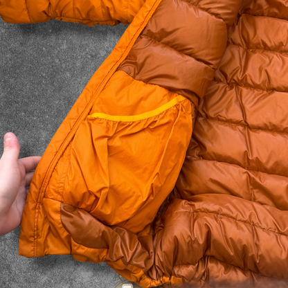 Arc'teryx Hooded Insulated Puffer Jacket Men's Medium Orange