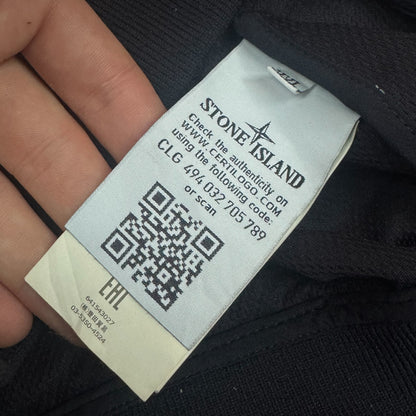 Stone Island Light Soft Shell-R Hooded Jacket Men's XL Navy