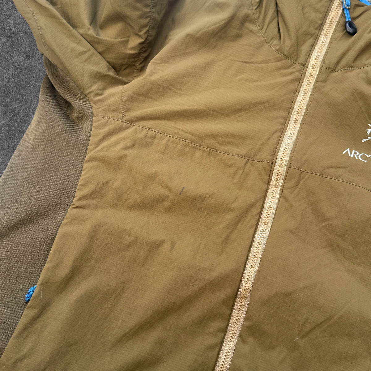 Arc'teryx Atom Hoody Men's Medium Olive Brown Vintage Insulated Jacket