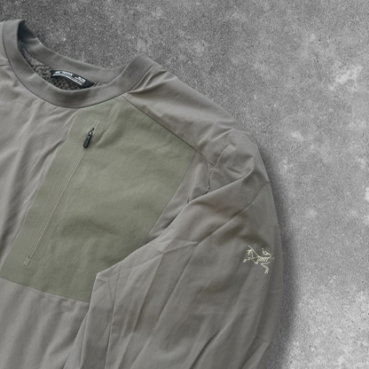 Arc'teryx Proton Crew Men's XL Khaki Grey Pullover