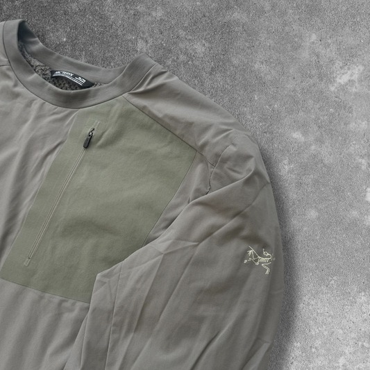 Arc'teryx Proton Crew Men's XL Khaki Grey Pullover