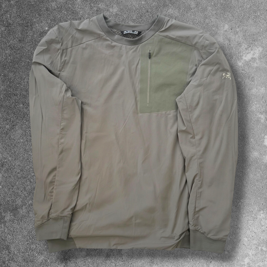 Arc'teryx Proton Crew Men's XL Khaki Grey Pullover