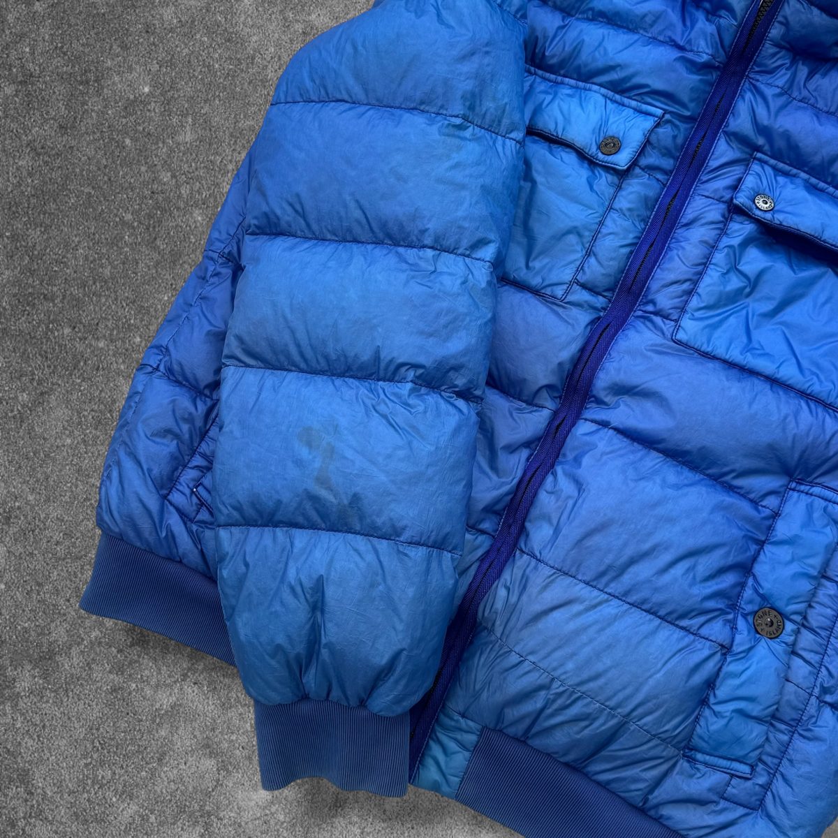 Stone Island Garment Dyed Insulated Jacket Men's XXL Blue