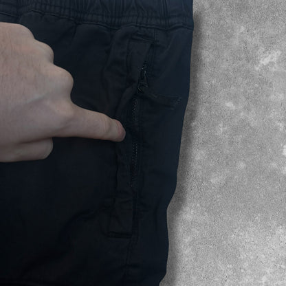 Stone Island Cargo Trousers Men's 34W (Large) Black Garment Dyed RRP £230+