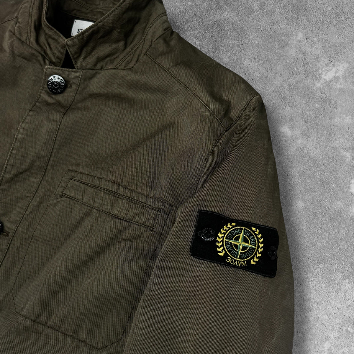 Stone Island 30th Anniversary Field Jacket Olive Men's Large RRP £850