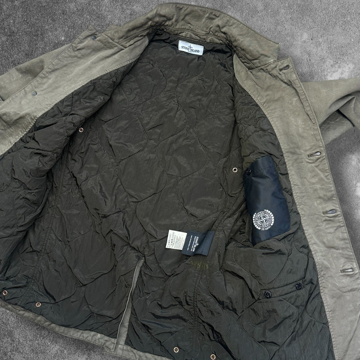 Stone Island 30th Anniversary Field Jacket Olive Men's Large RRP £850