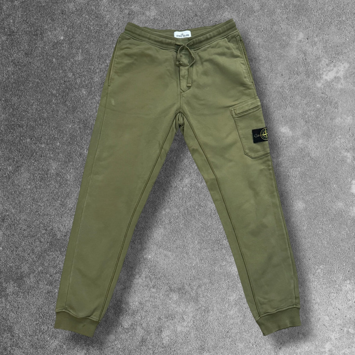 Stone Island Cargo Joggers 2021 Olive Green Men's Medium RRP £235