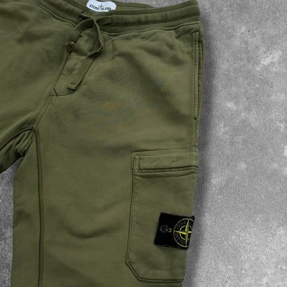 Stone Island Cargo Joggers 2021 Olive Green Men's Medium RRP £235