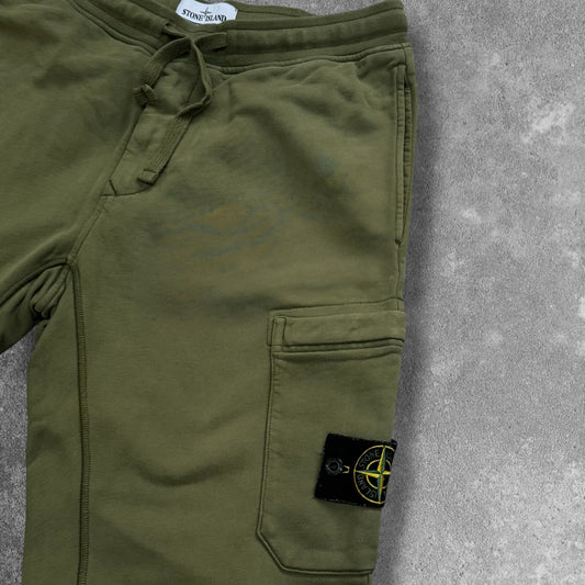 Stone Island Cargo Joggers 2021 Olive Green Men's Medium RRP £235