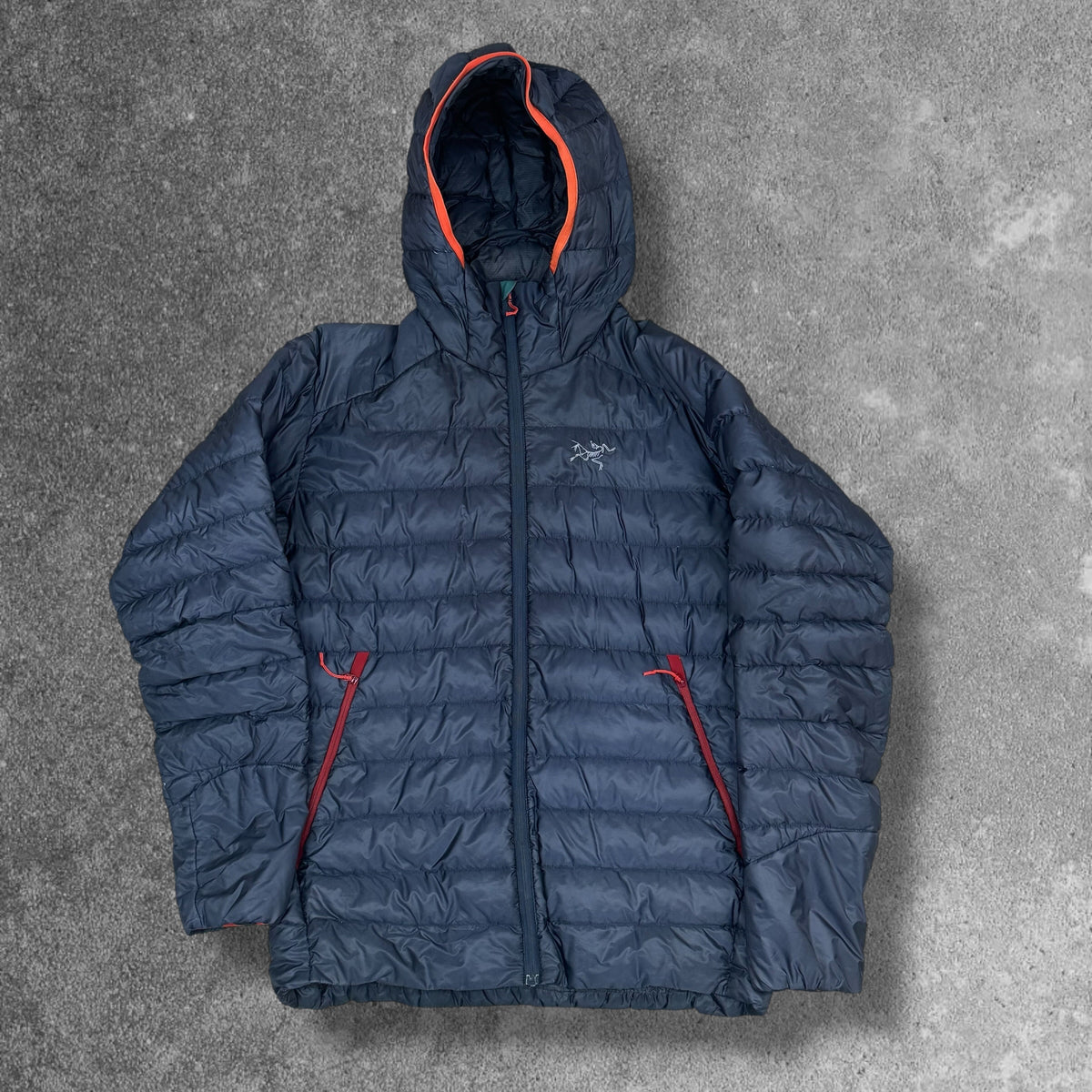 Arc'teryx Cerium LT Hoody Navy Orange Men's Medium