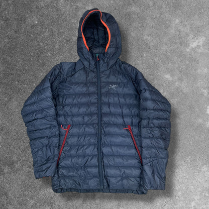 Arc'teryx Cerium LT Hoody Navy Orange Men's Medium