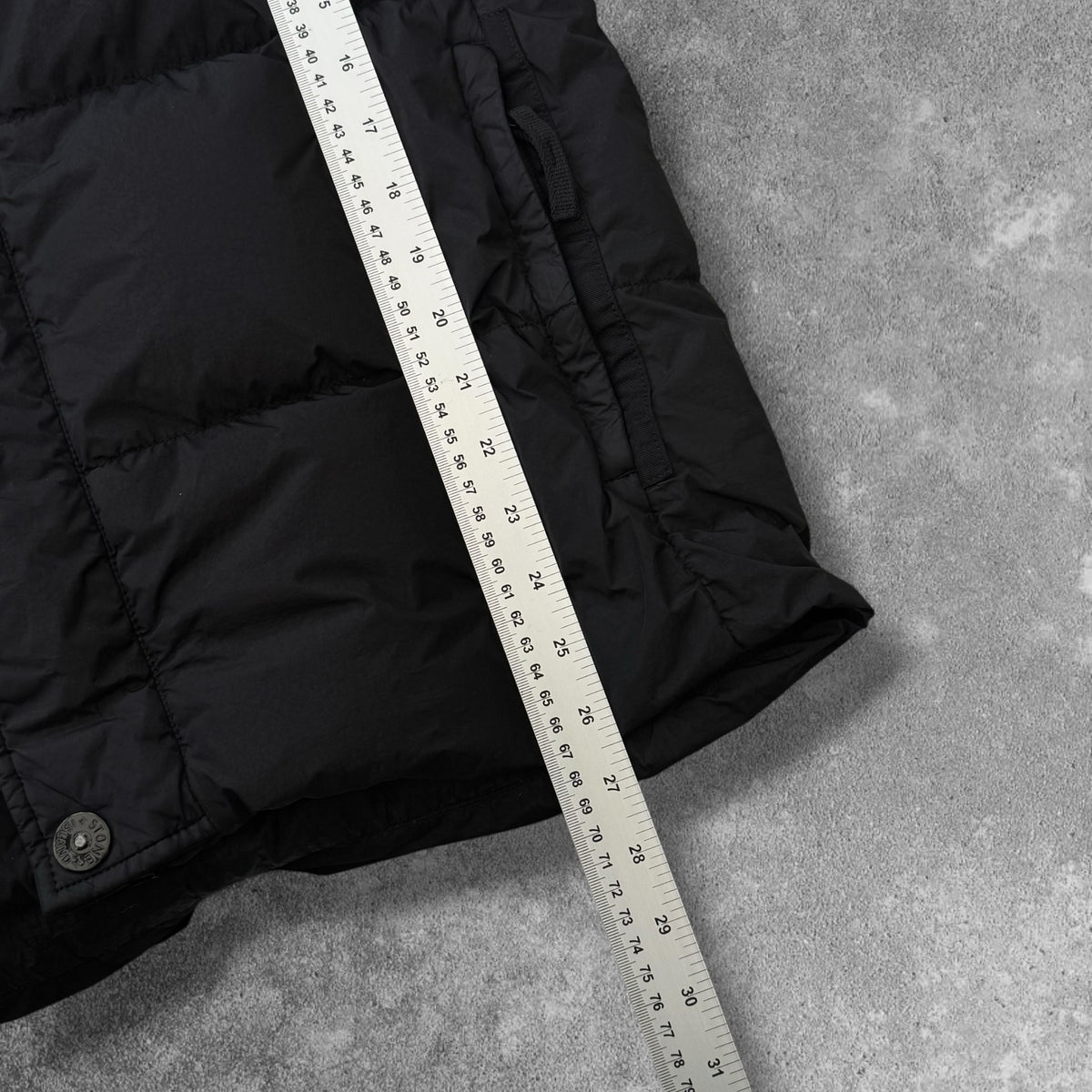 Stone Island Crinkle Reps NY Down Jacket Black Men's XL RRP £900