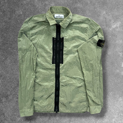 Stone Island Nylon Metal Overshirt Pistachio Men's Medium RRP £550