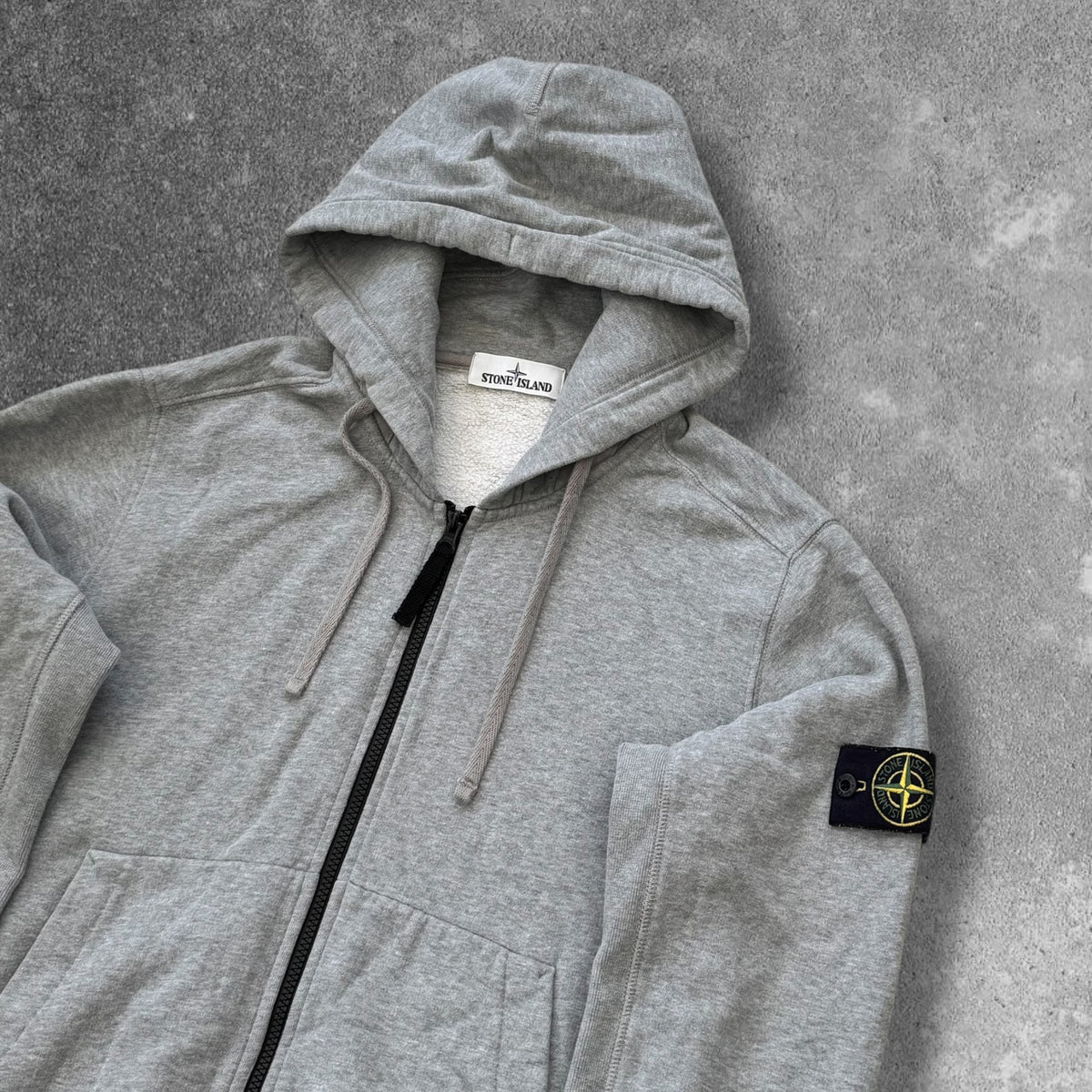 Stone Island Zip Hoodie Grey Men's XL RRP £350
