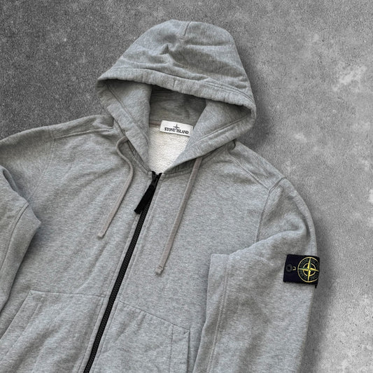 Stone Island Zip Hoodie Grey Men's XL RRP £350