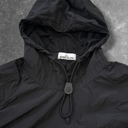 Stone Island Nylon Hooded Smock Black Men's XXL