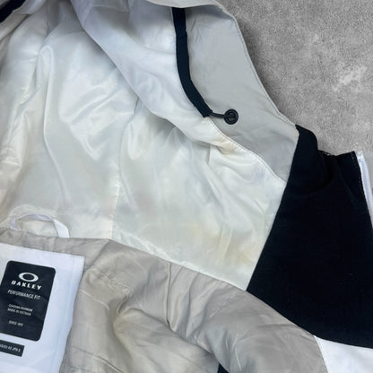 Oakley Insulated Ski Jacket White Grey Black Men's XS