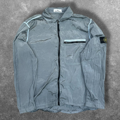 Stone Island Nylon Metal Overshirt Blue Men's XXL 2023 RRP £500