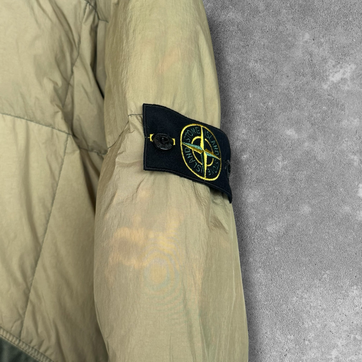 Stone Island Garment Dyed Crinkle Reps NY Down Jacket Pistachio Men's Medium