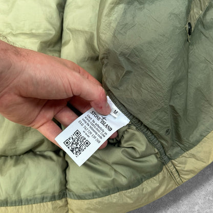 Stone Island Garment Dyed Crinkle Reps NY Down Jacket Pistachio Men's Medium