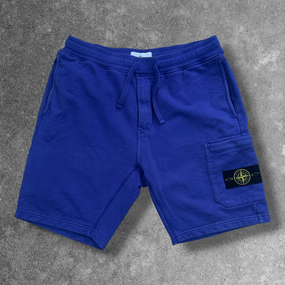 Stone Island Fleece Shorts Large Blue V0043 RRP £195