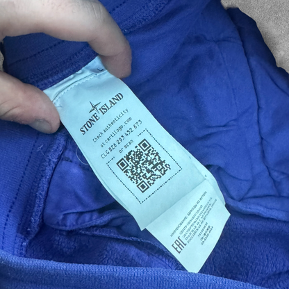 Stone Island Fleece Shorts Large Blue V0043 RRP £195