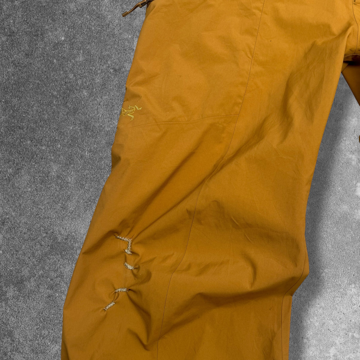 Arc'teryx Sabre Full Bib Pant Gore-Tex Mustard Men's Large RRP £550