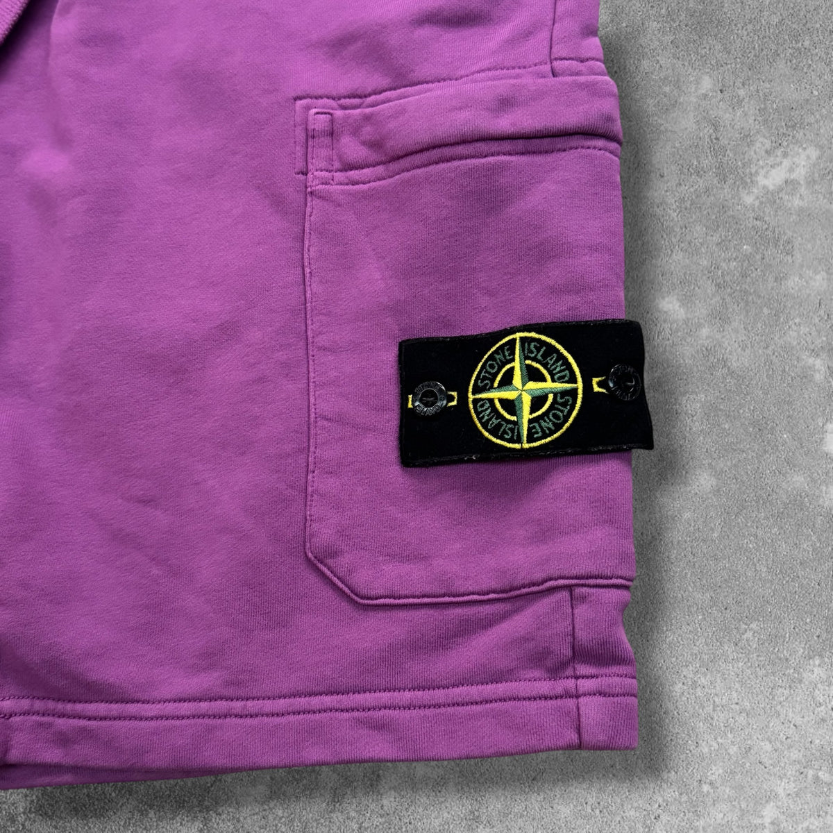 Stone Island Fleece Shorts 2024 Purple Men's Large RRP £285