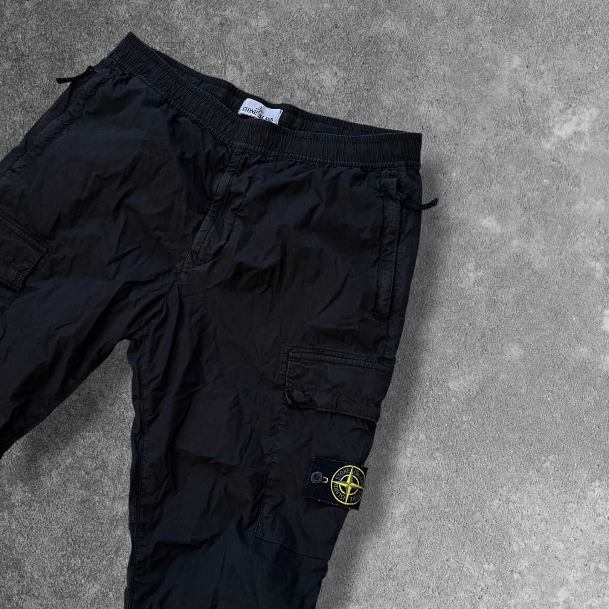 Stone Island Cargo Trousers Black Men's W34 RRP £350