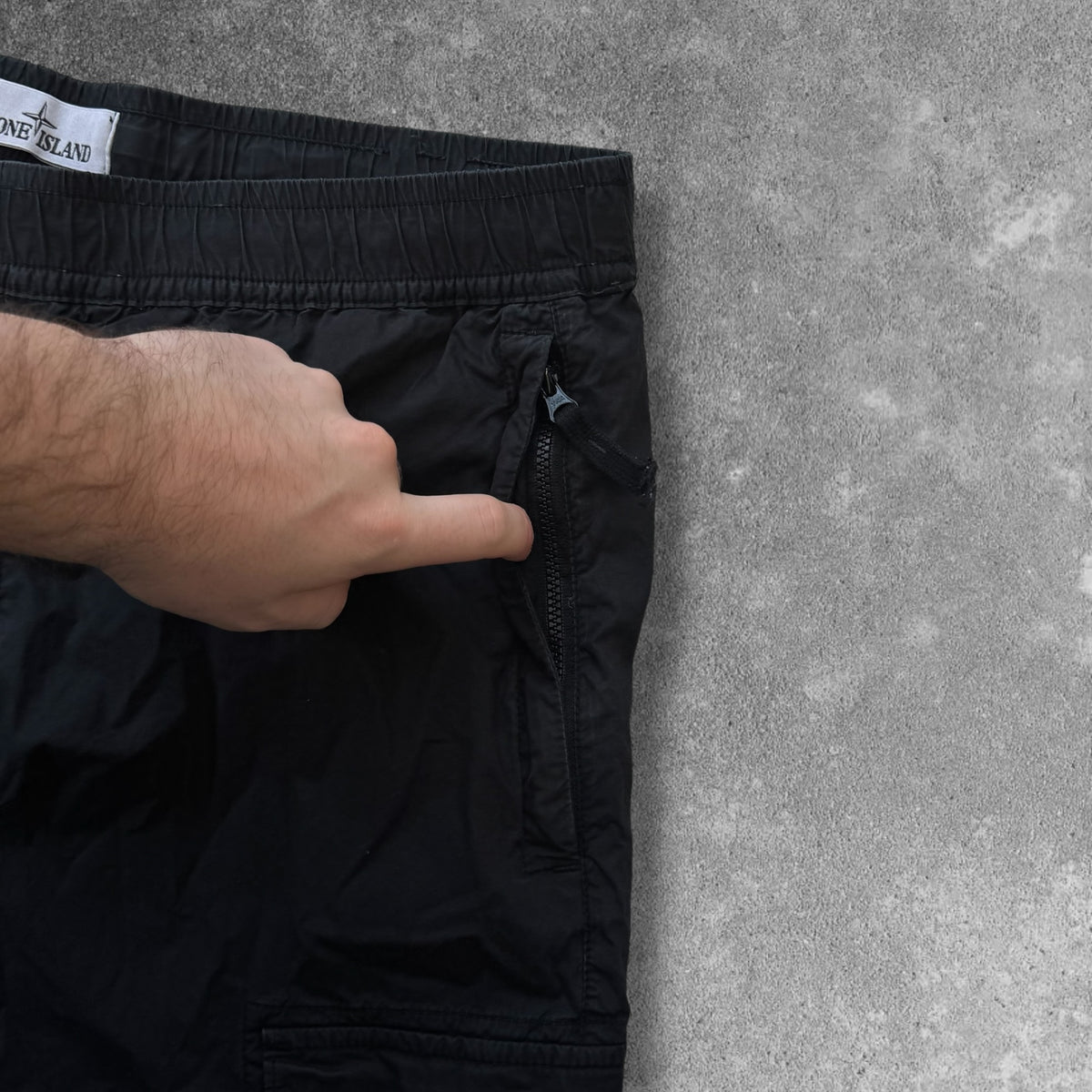 Stone Island Cargo Trousers Black Men's W34 RRP £350