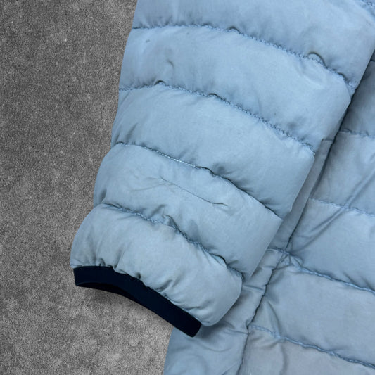 Stone Island O-Cotton R-Nylon Tela Down Jacket Grey Men's Large