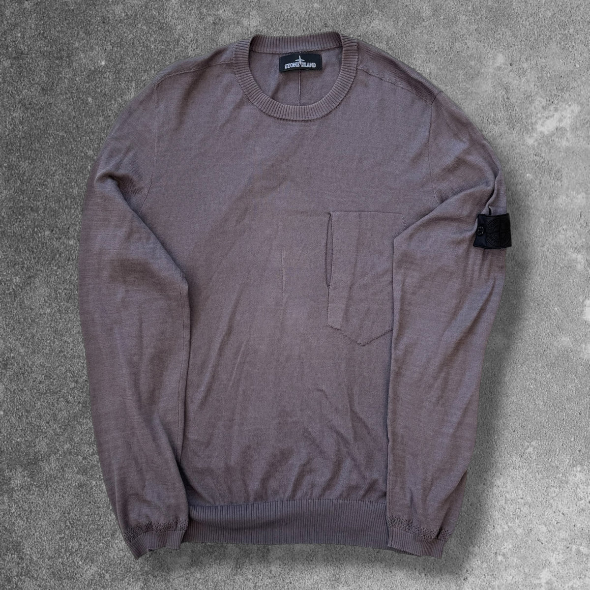 Stone Island Shadow Project Knit Jumper Aubergine Men's Large RRP £360