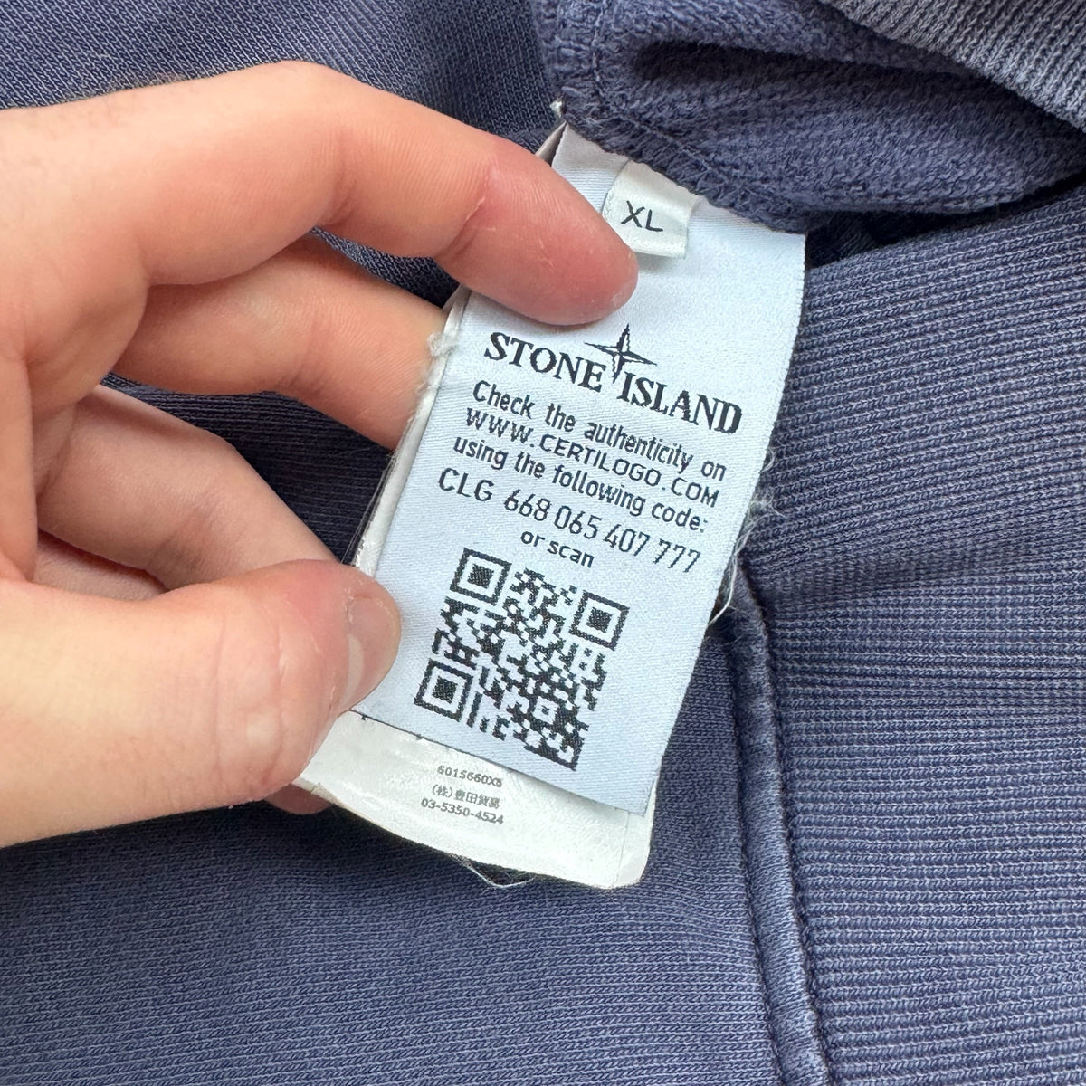 Stone Island Marina Jumper XL Fits Large Navy RRP £325