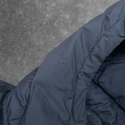 Stone Island Micro Yarn Down Hooded Jacket Blue Grey Men's Medium