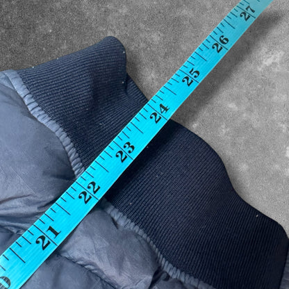 Stone Island Micro Yarn Down Hooded Jacket Blue Grey Men's Medium