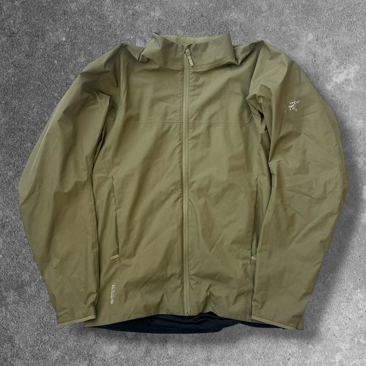Arc'teryx Solano Jacket Gore-Tex Infinium Olive Men's Medium