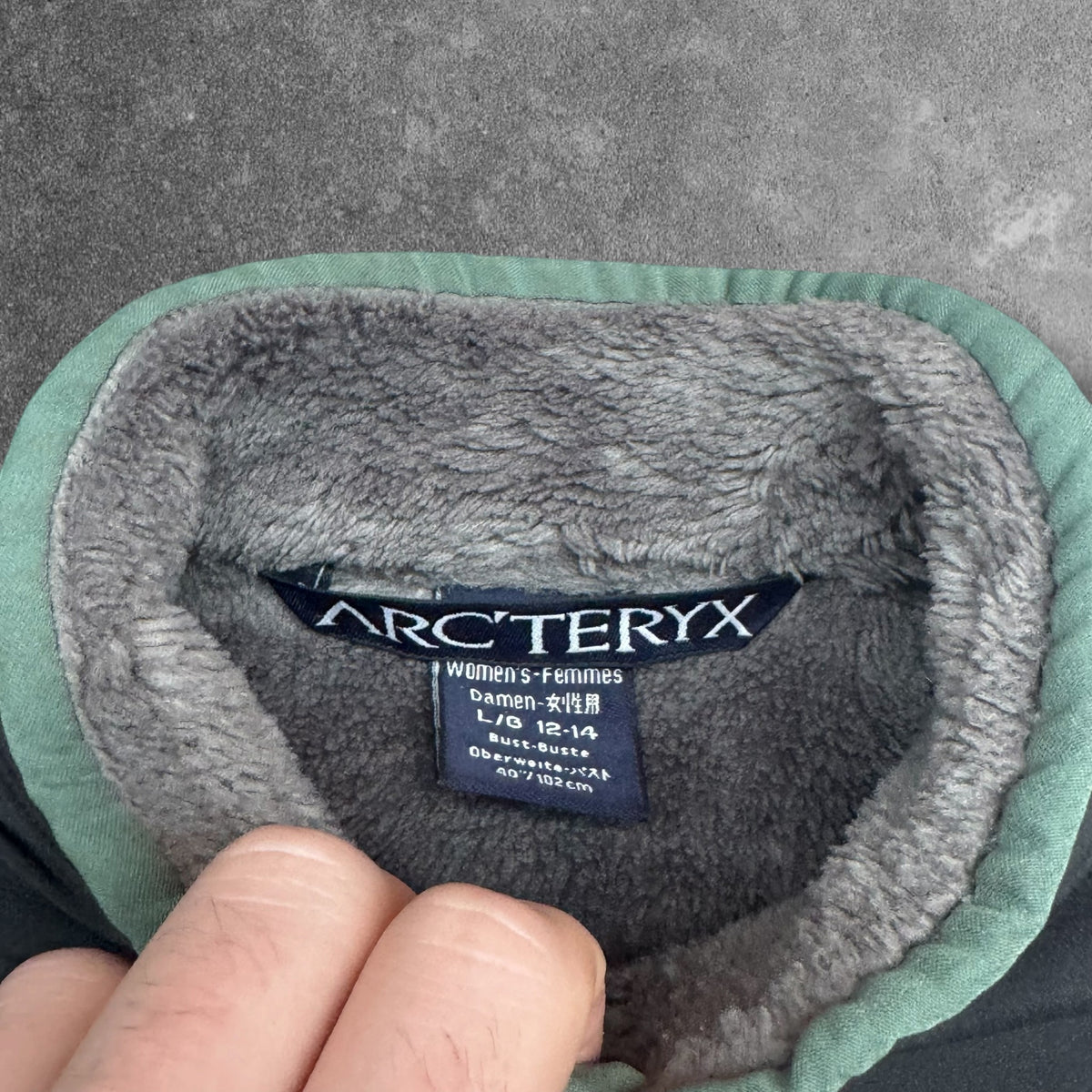 Arc'teryx Softshell Polartec teddy fleece lining