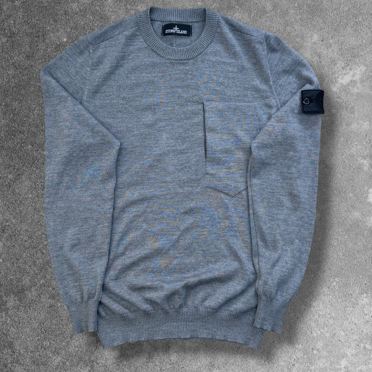 Stone Island Shadow Project Knit Jumper Large Charcoal RRP £360
