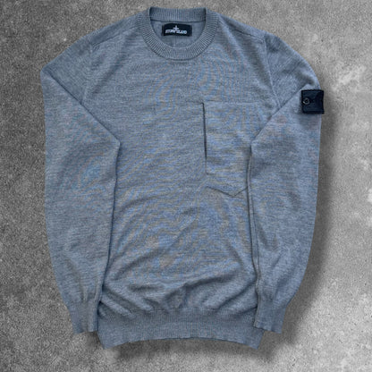 Stone Island Shadow Project Knit Jumper Large Charcoal RRP £360
