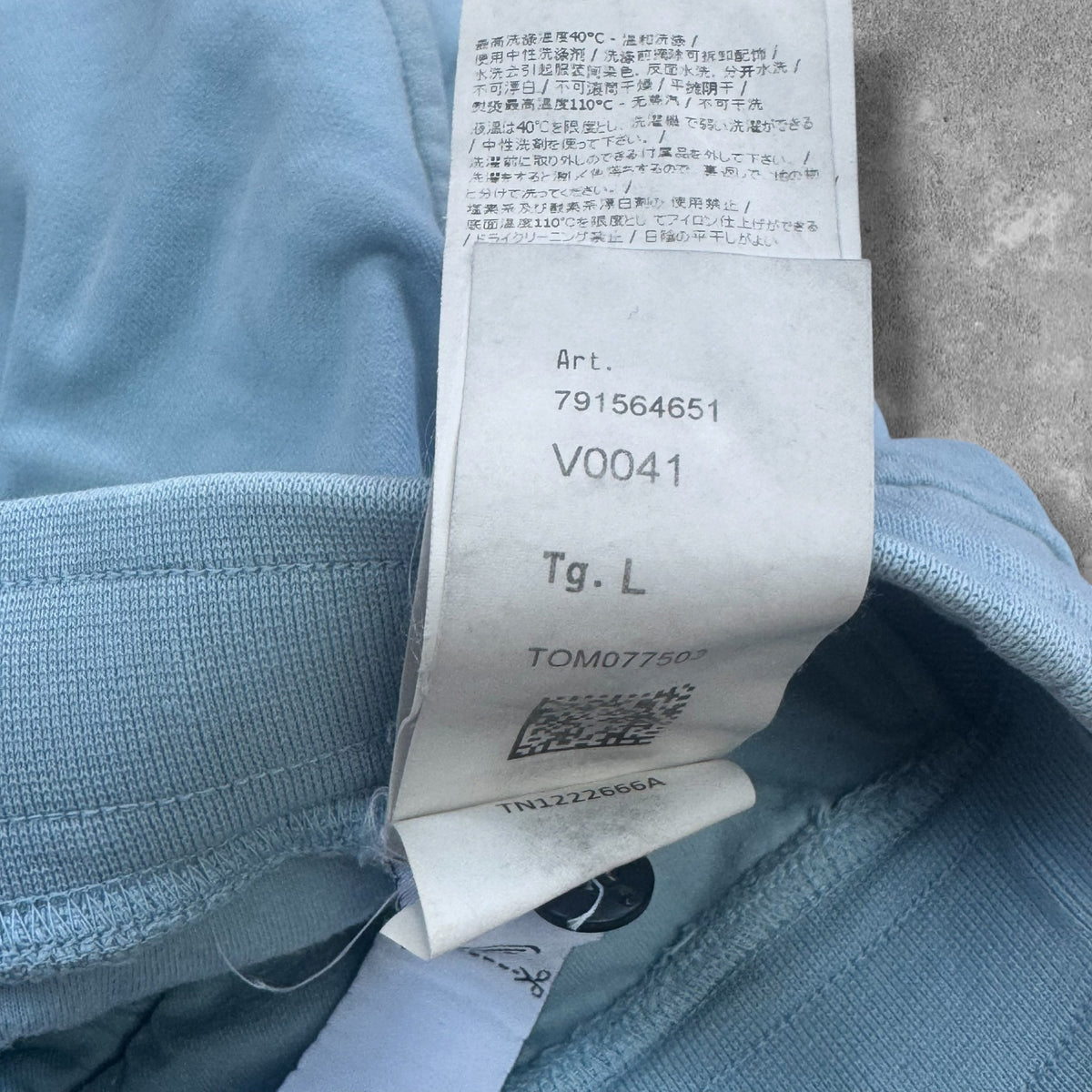 Stone Island Fleece Cargo Shorts care label Art 791564651 V0041