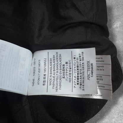 Arc'teryx Atom LT Vest Black Men's Large RRP £250