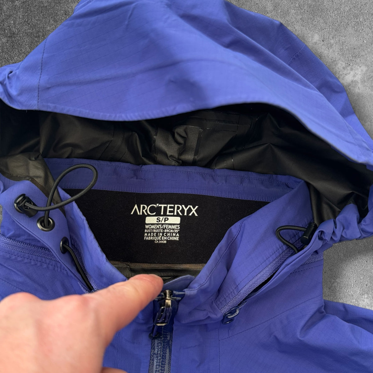 Arc'teryx Theta SL Hybrid Jacket Gore-Tex Blue Women's Small