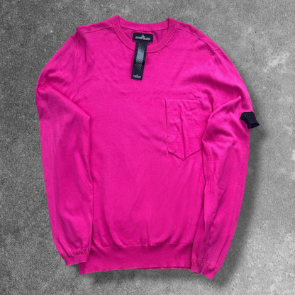 Stone Island Shadow Project Knit Jumper XXL Pink RRP £450