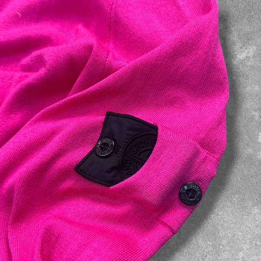 Stone Island Shadow Project Knit Jumper XXL Pink RRP £450